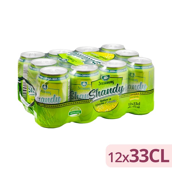 Cerveza Shandy Steinburg sabor limón