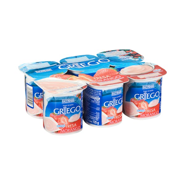 Imagen de Yogur griego sabor fresa Hacendado