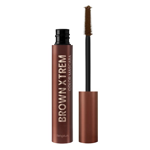 Imagen de Máscara de pestañas Brown Xtrem efecto longitud infinita Deliplus marrón