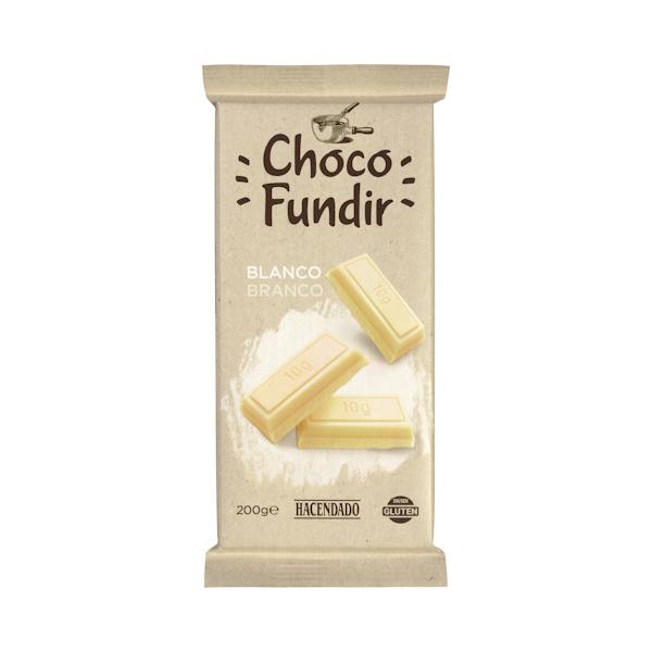 Chocolate blanco fundir Hacendado