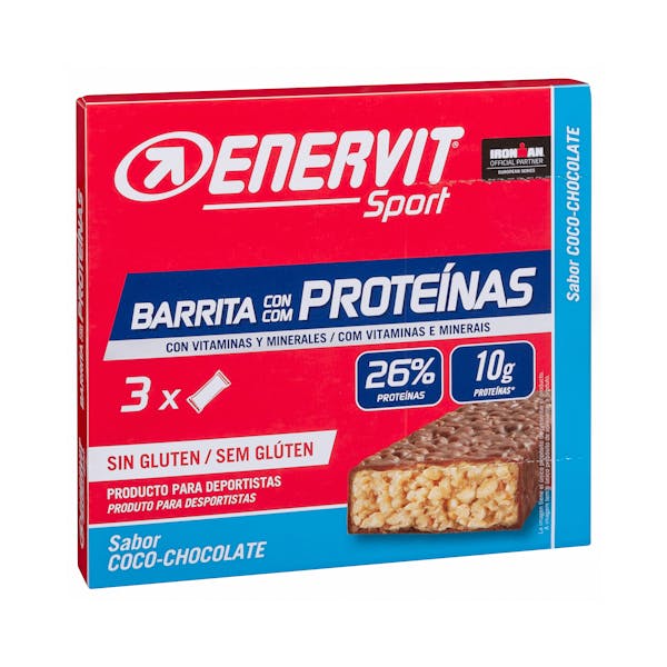 Barritas con proteínas Enervit Sport sabor coco y chocolate Mercadona compra online Barritas con proteínas Enervit Sport sabor coco y chocolate Mercadona compra online