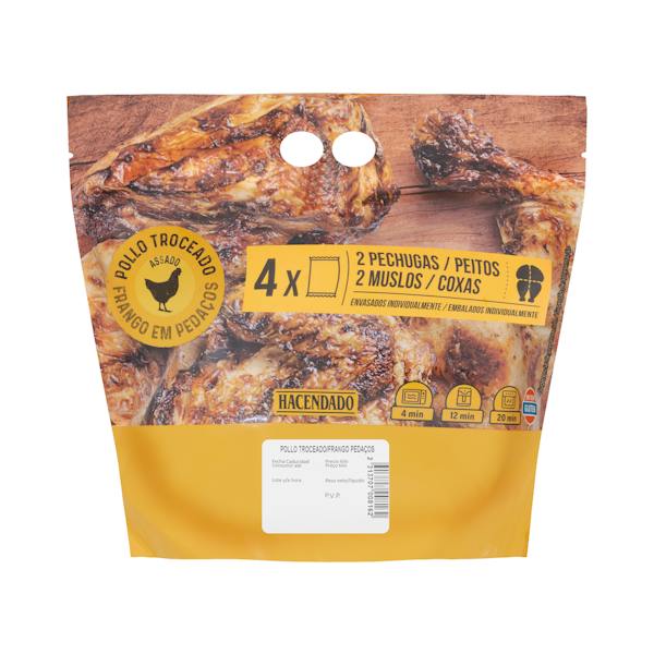 Imagen de Pollo asado troceado Hacendado