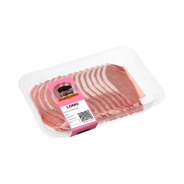 Filetes lomo de cerdo corte fino