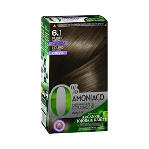Coloración permanente 0% amoníaco 6.1 rubio oscuro ceniza Colorcor
