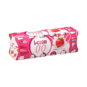 Bebida láctea desnatada de fresa L-casei 0% MG 0% azúcares añadidos