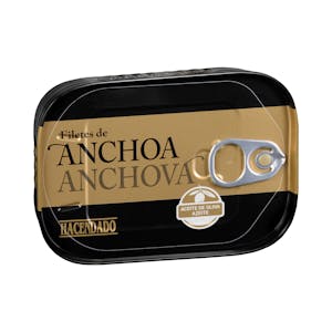 Filetes de anchoa en aceite de oliva Hacendado del cantábrico