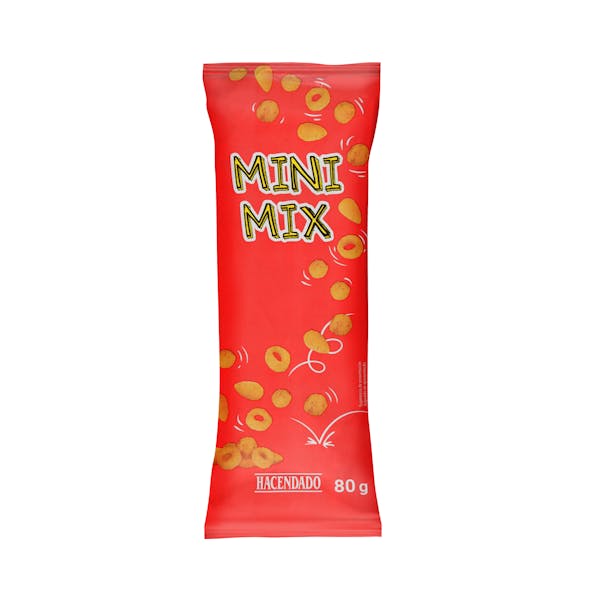 Snack de maíz Mini mix sabor barbacoa Hacendado