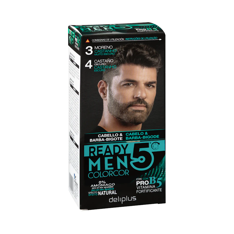 Tinte cabello hombre 0% amoníaco 3 moreno 4 castaño Colorcor – Mercadona – صورة المنتج