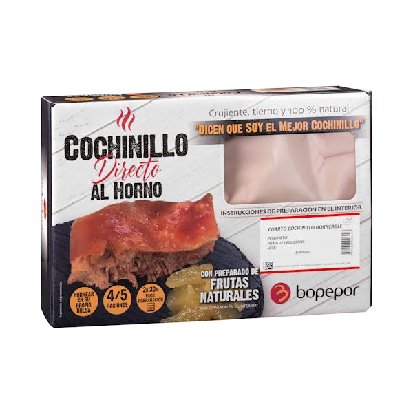 Cochinillo al horno congelado