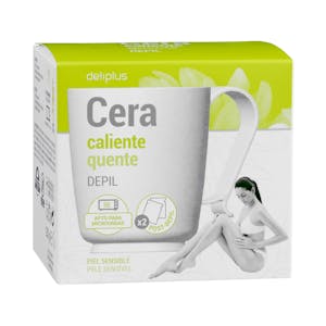 Cera caliente en tarro Deliplus piel sensible