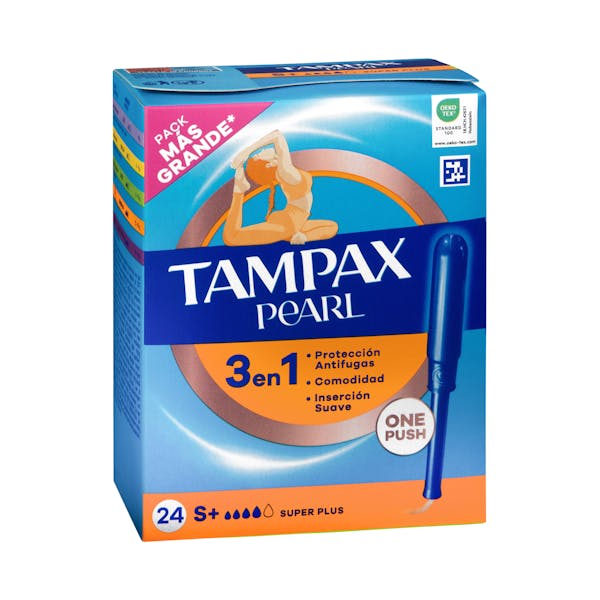 Imagen de Tampones super plus Tampax Pearl con aplicador