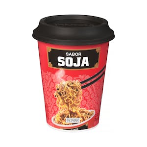 Fideos orientales Yakisoba sabor soja Hacendado