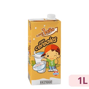Preparado Lácteo con Cereales Hacendado +1 Año 1 L