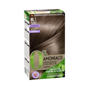 Coloración permanente 0% amoníaco 6.1 rubio oscuro ceniza Colorcor