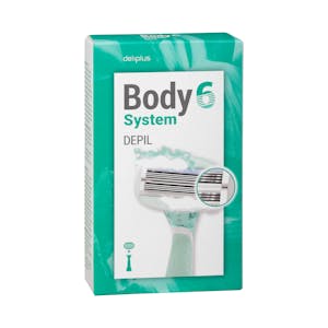 Maquinilla depilación recargable Deliplus Body System 6 hojas