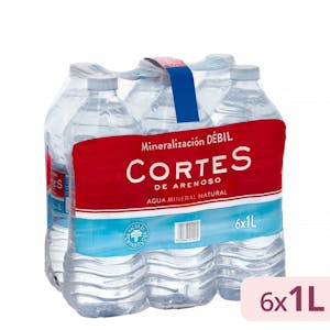 Agua mineral mediana Cortes