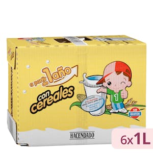 Preparado Lácteo con Cereales Hacendado +1 Año 6 L