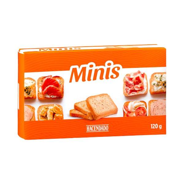 Imagen de Mini biscotes de trigo Hacendado