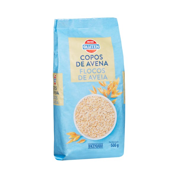 Copos de avena sin gluten Hacendado