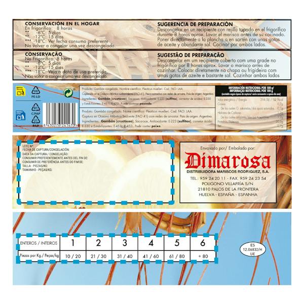 Etiqueta / ingredientes