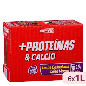 Leche +Proteínas desnatada Hacendado