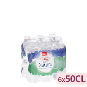 Agua mineral pequeña Font Natura
