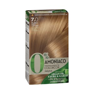 Colorcor 0% ammonia permanent dye 7.0 luminous medium blonde