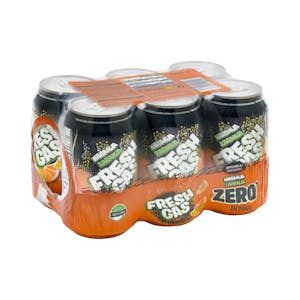 Refresco de naranja Hacendado zero fresh gas