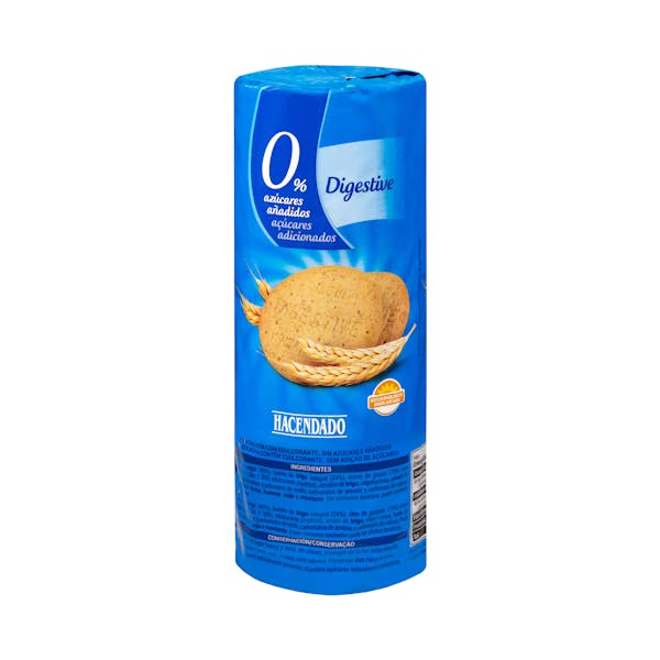 Galletas Digestive 0% azúcares añadidos Hacendado