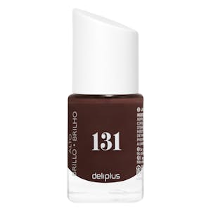 Laca de uñas alto brillo Deliplus 131 chocolate
