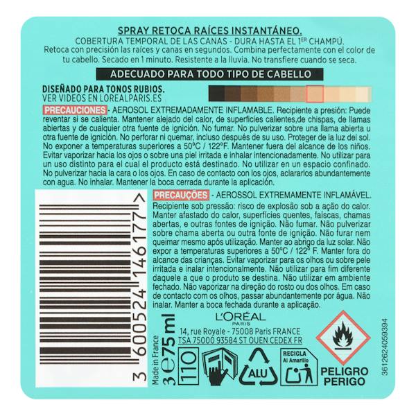 Etiqueta / ingredientes