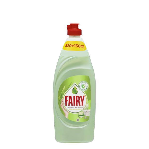 Lavavajillas Aloe Vera y Pepino Fairy líquido