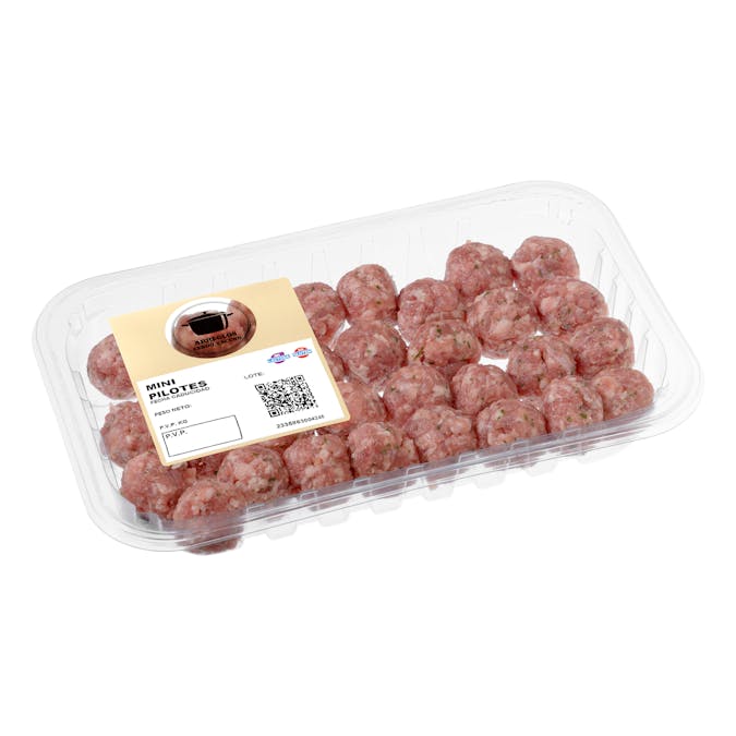 Mini pelotas de cerdo y vacuno