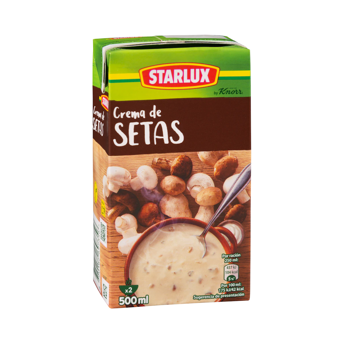 Crema de setas Starlux con champiñones – Mercadona – صورة إعلانية للمنتج