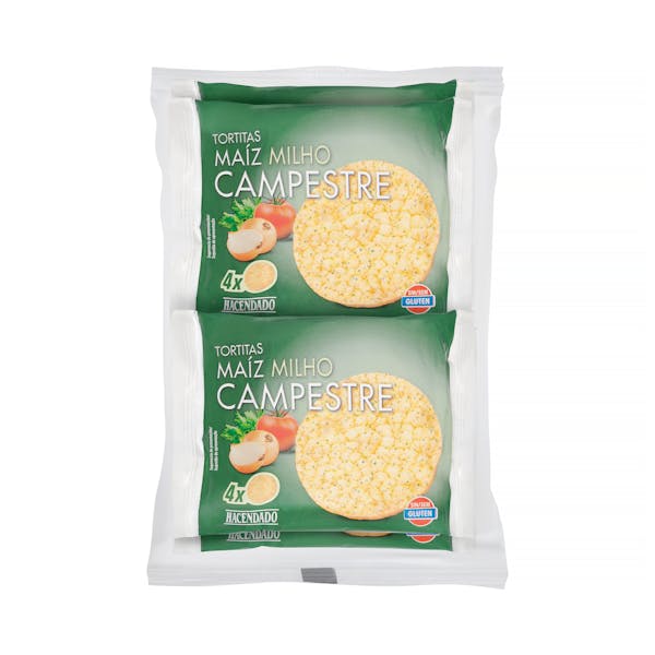 Imagen de Tortitas de maíz campestre Hacendado