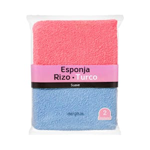 Esponja de baño rizo suave Deliplus