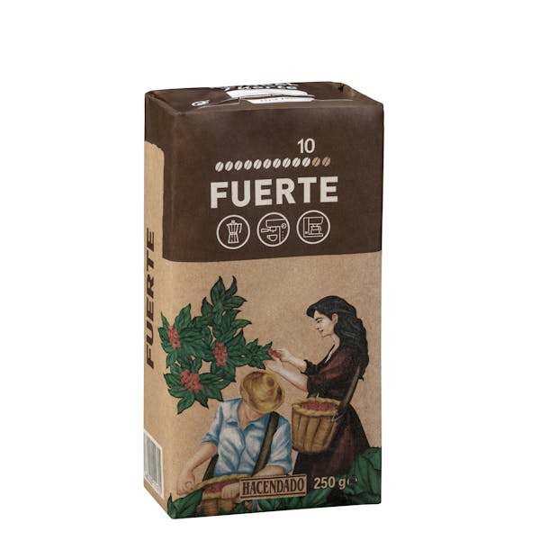 Imagen de Café molido fuerte Hacendado