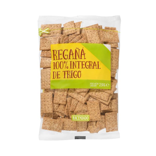 Regañá 100% integral de trigo Hacendado