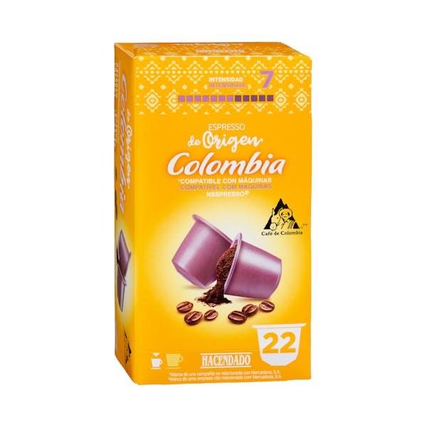 Café en cápsula Colombia Hacendado Espresso Mercadona
