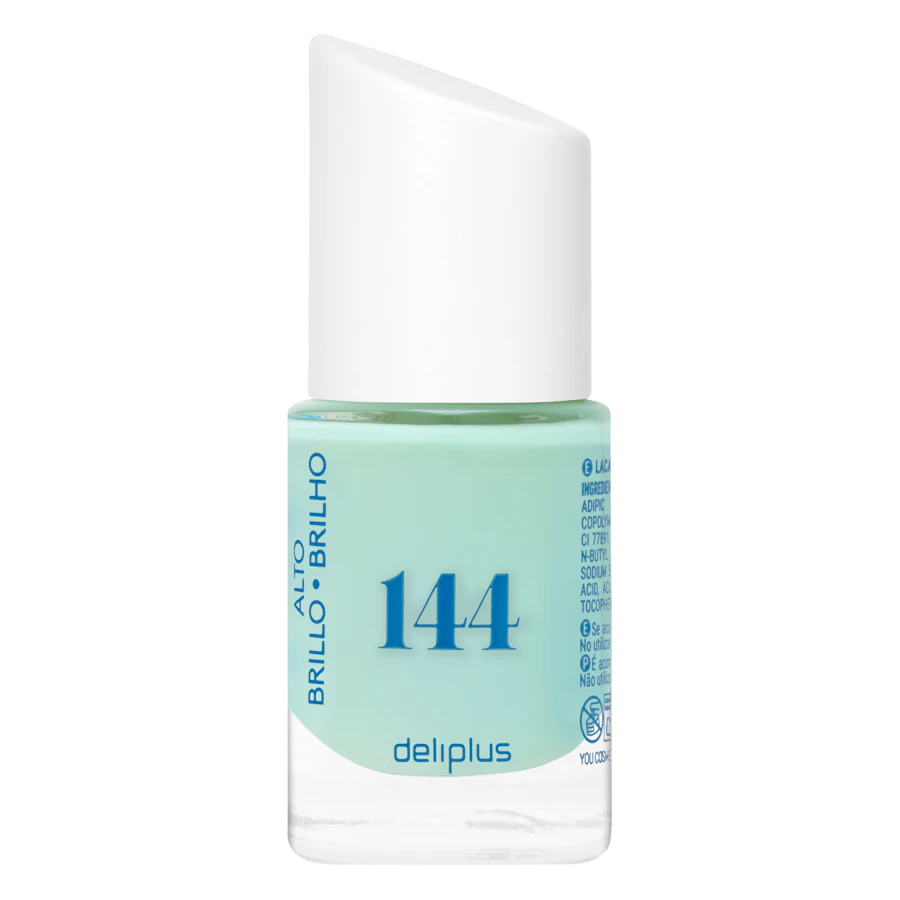 Laca de uñas alto brillo Deliplus 144 verde pastel – Mercadona – صورة المنتج