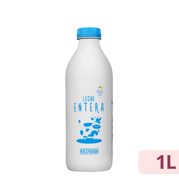 precios Leche Entera Hacendado 1 L. en Alcampo