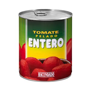 Tomate entero pelado Hacendado