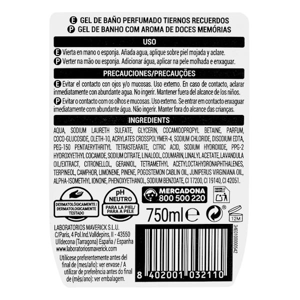 Etiqueta / ingredientes