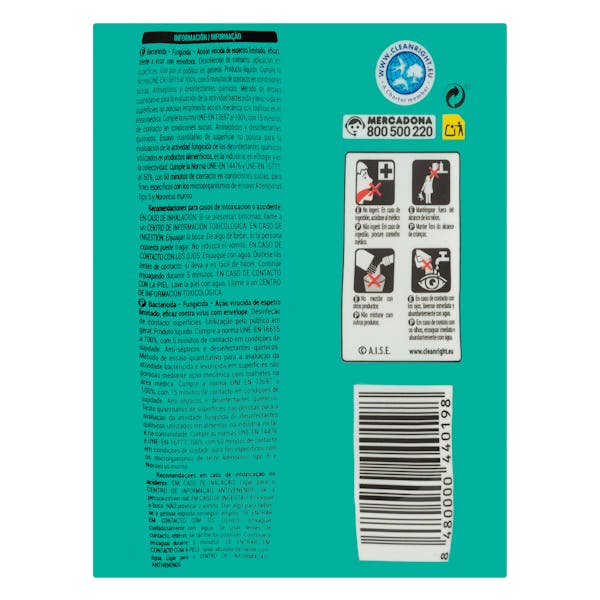 Multiusos Desinfectante antibacterias Bosque Verde