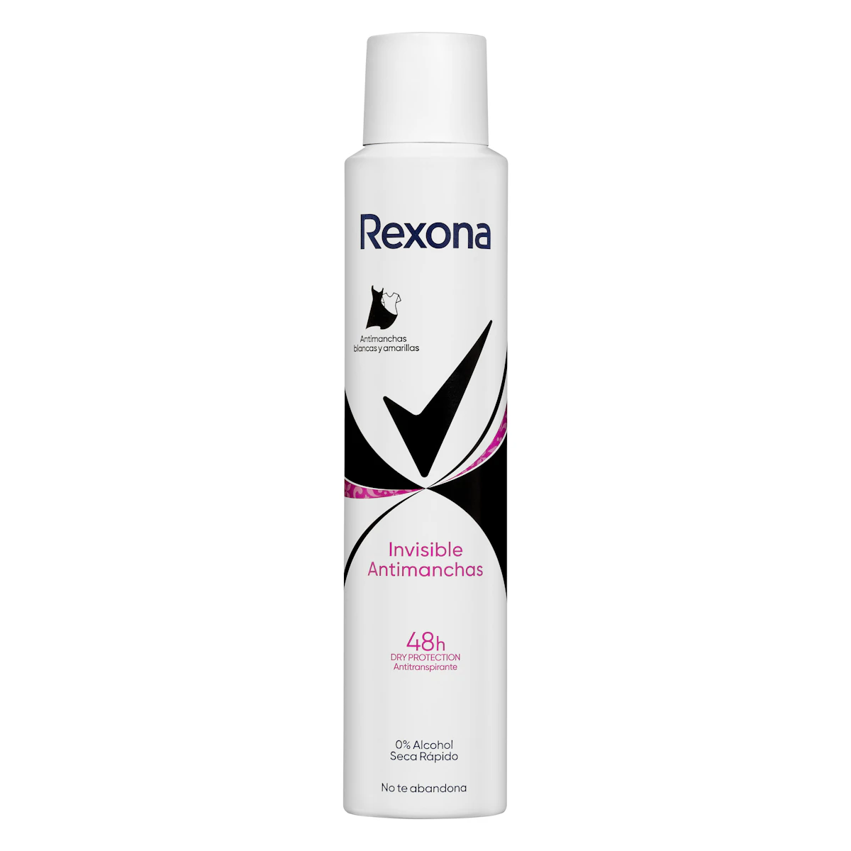 Desodorante invisible black + white Rexona antimanchas – Mercadona – صورة إعلانية للمنتج