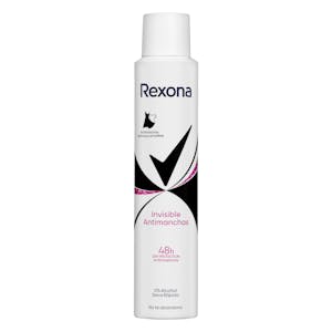 Desodorante invisible black + white Rexona antimanchas