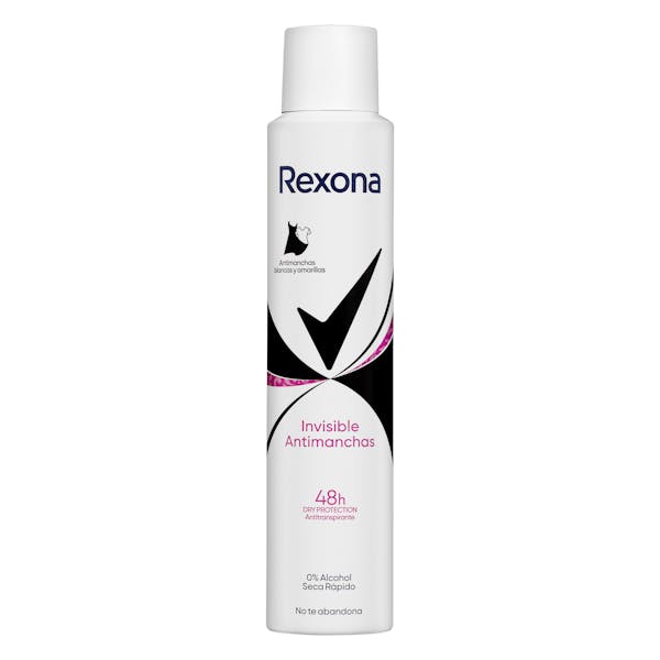 Imagen de Desodorante invisible black + white Rexona antimanchas