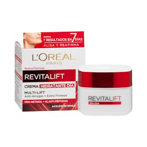 Crema facial hidratante día Revitalift L'Oréal antiarrugas extra firmeza