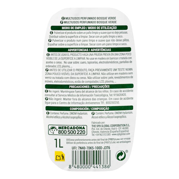 Multiusos Perfumado Bosque Verde