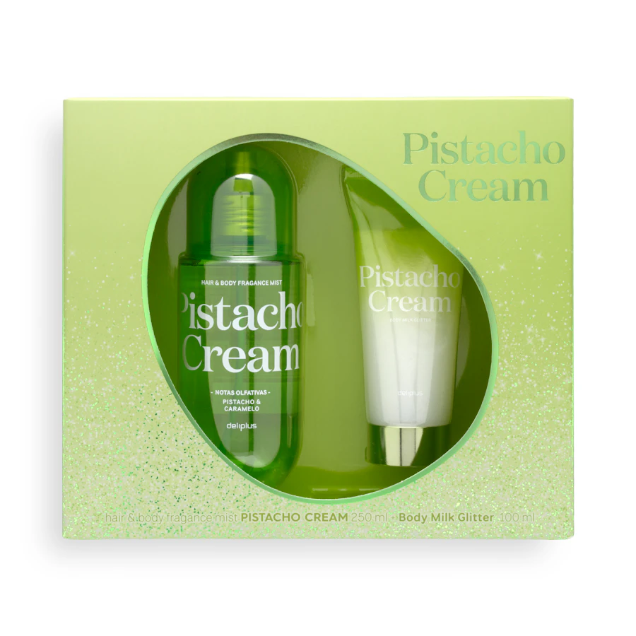 Lote corporal mujer Pistacho Cream Deliplus – Mercadona – صورة المنتج